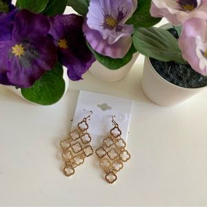 Gold Diamond Earrings 🔶